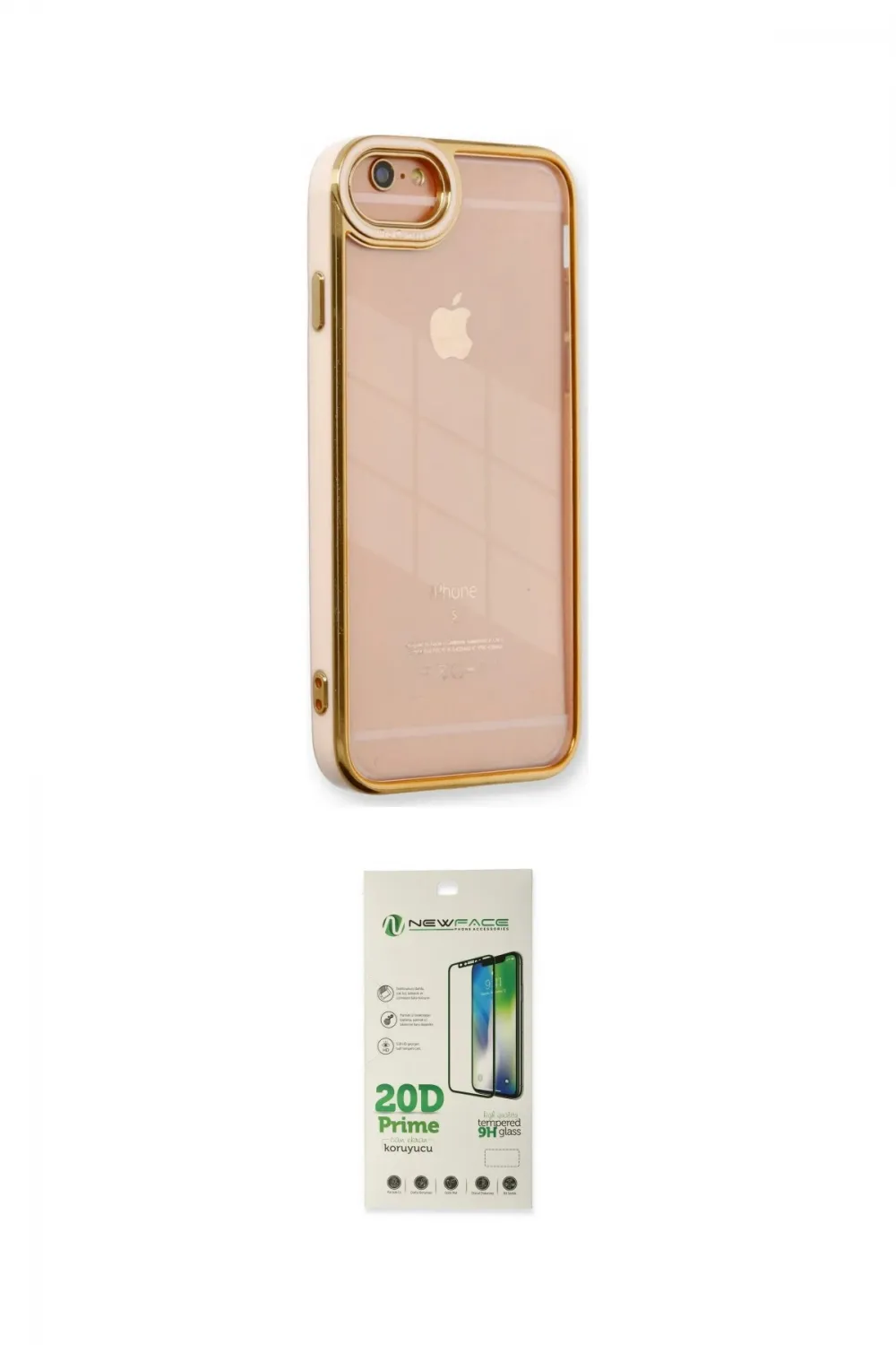 ieg™ iPhone 6 Kılıf Çekirdek Klasik Serisi - Siyah 20D Premium Cam Ekran Koruyucu