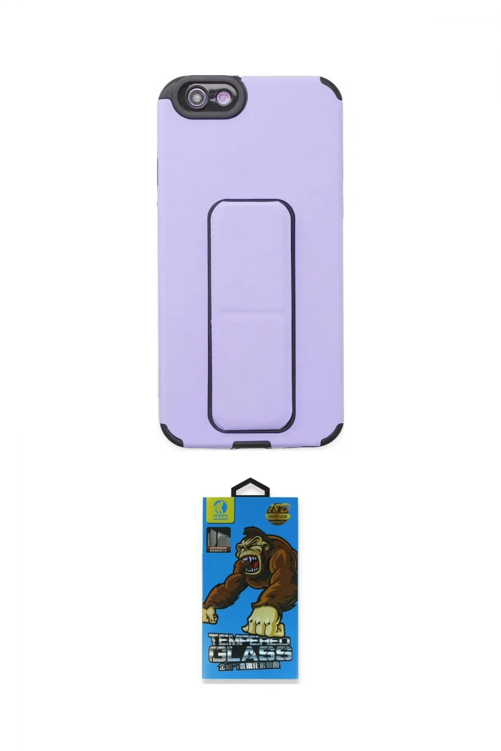 ieg™ iPhone 6 Kılıf Çekirdek Yansıma - Beyaz 18D Cam Ekran Koruyucu