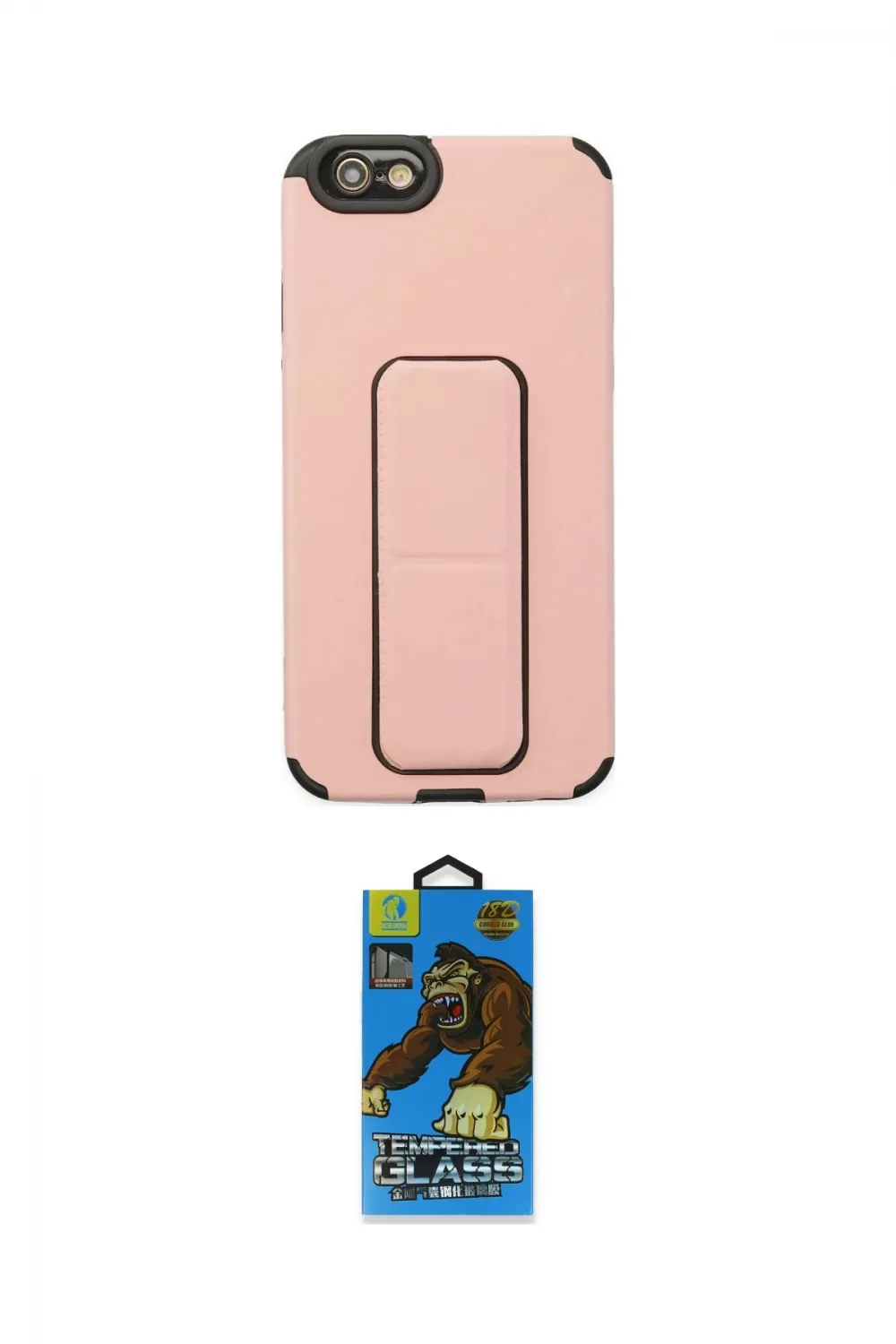 ieg™ iPhone 6 Kılıf Çekirdek Yansıma - Beyaz 18D Cam Ekran Koruyucu