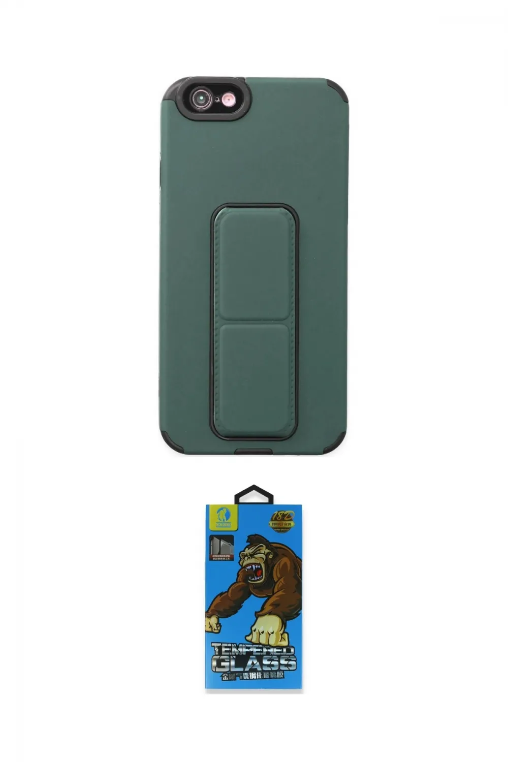 ieg™ iPhone 6 Kılıf Çekirdek Yansıma - Beyaz 18D Cam Ekran Koruyucu