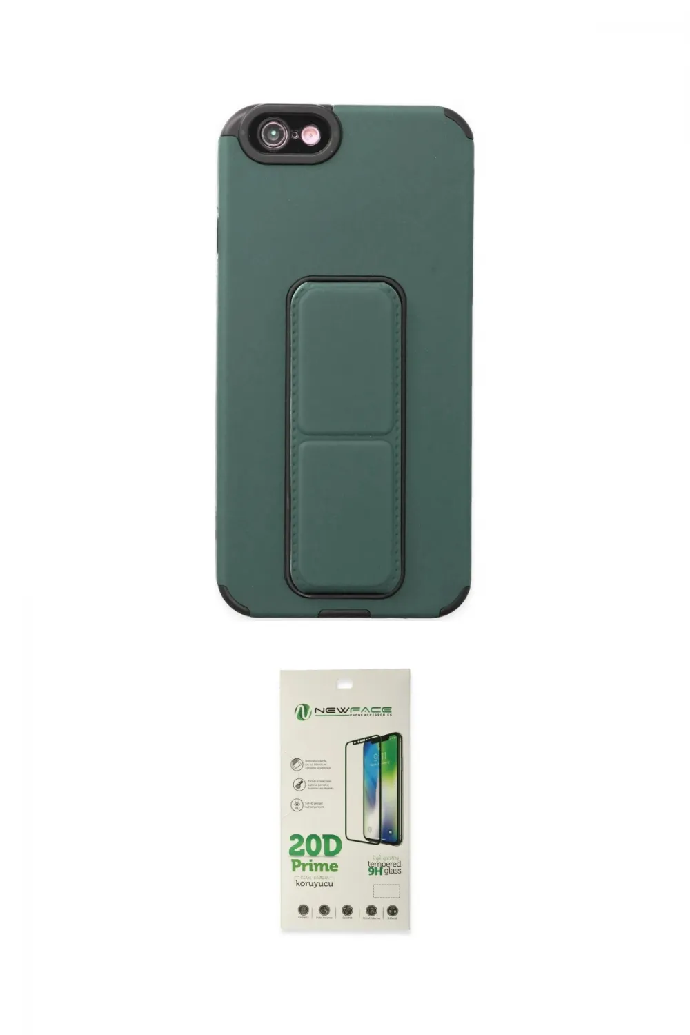 ieg™ iPhone 6 Kılıf Çekirdek Yansıma - Beyaz 20D Premium Cam Ekran Koruyucu
