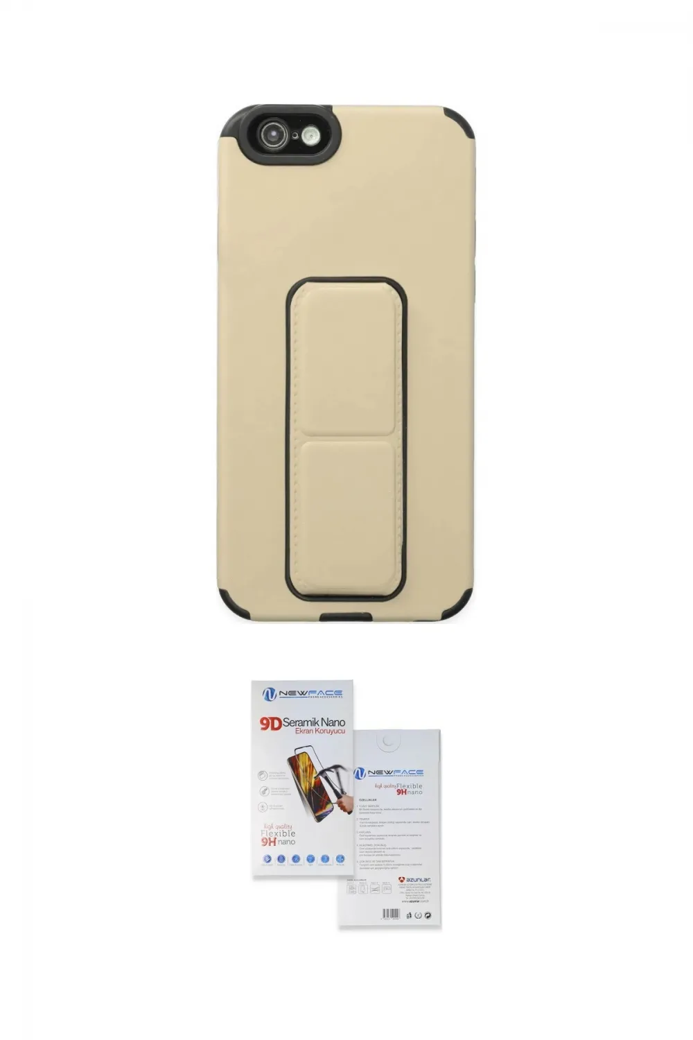 ieg™ iPhone 6 Kılıf Çekirdek Yansıma - Beyaz Seramik Nano Ekran Koruyucu