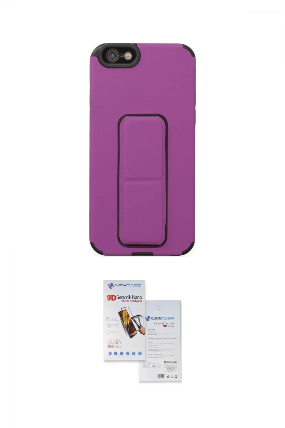 ieg™ iPhone 6 Kılıf Çekirdek Yansıma - Beyaz Seramik Nano Ekran Koruyucu