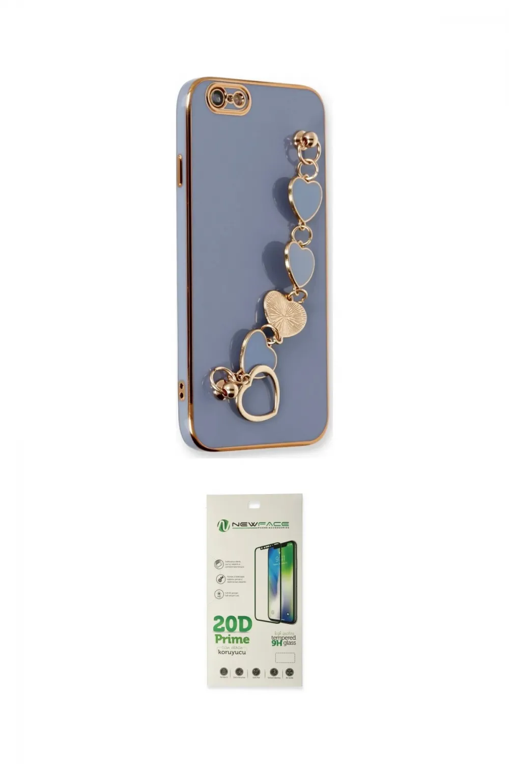 ieg™ iPhone 6 Kılıf Nova Işık Prime - Beyaz 20D Premium Cam Ekran Koruyucu