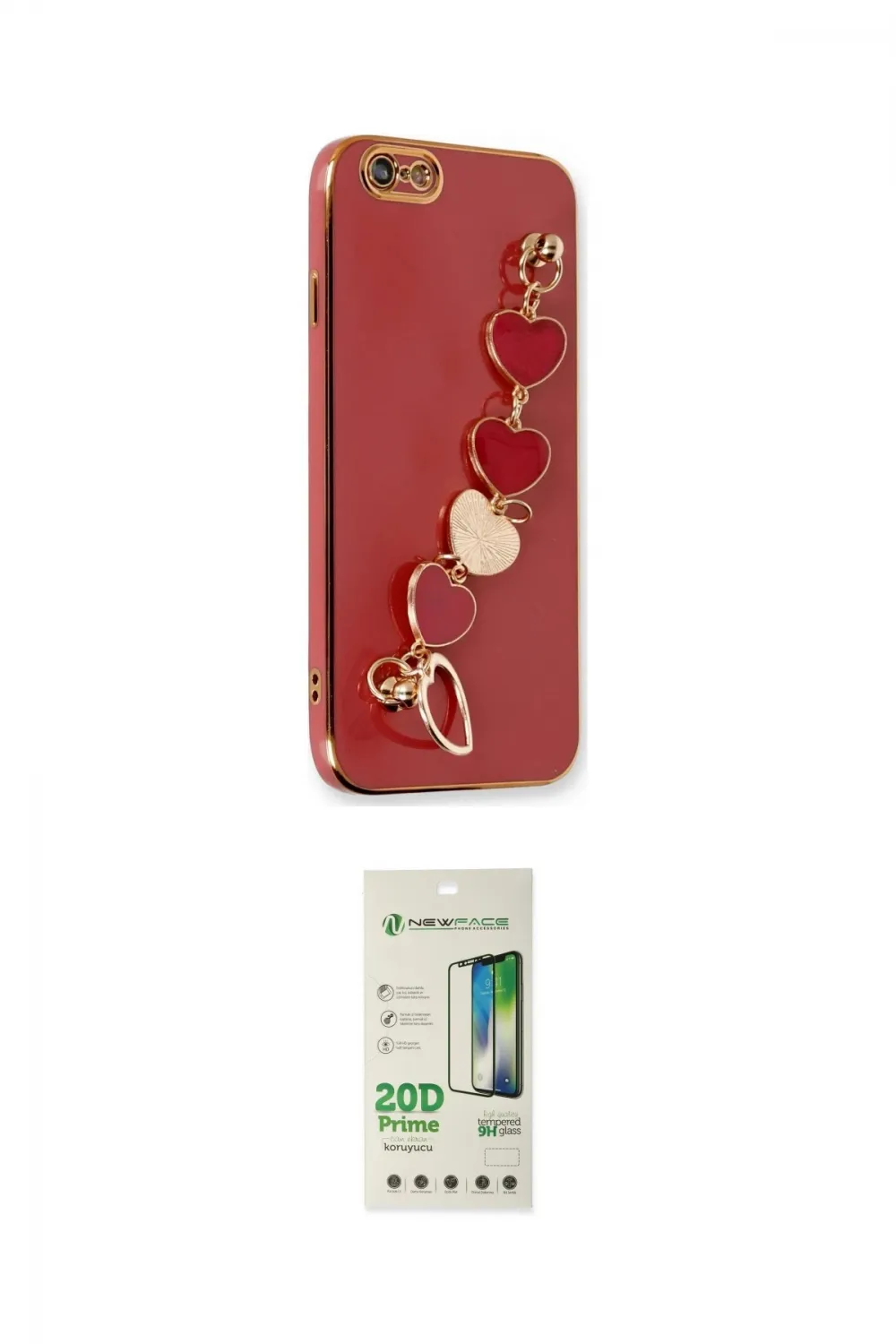 ieg™ iPhone 6 Kılıf Nova Işık Prime - Beyaz 20D Premium Cam Ekran Koruyucu