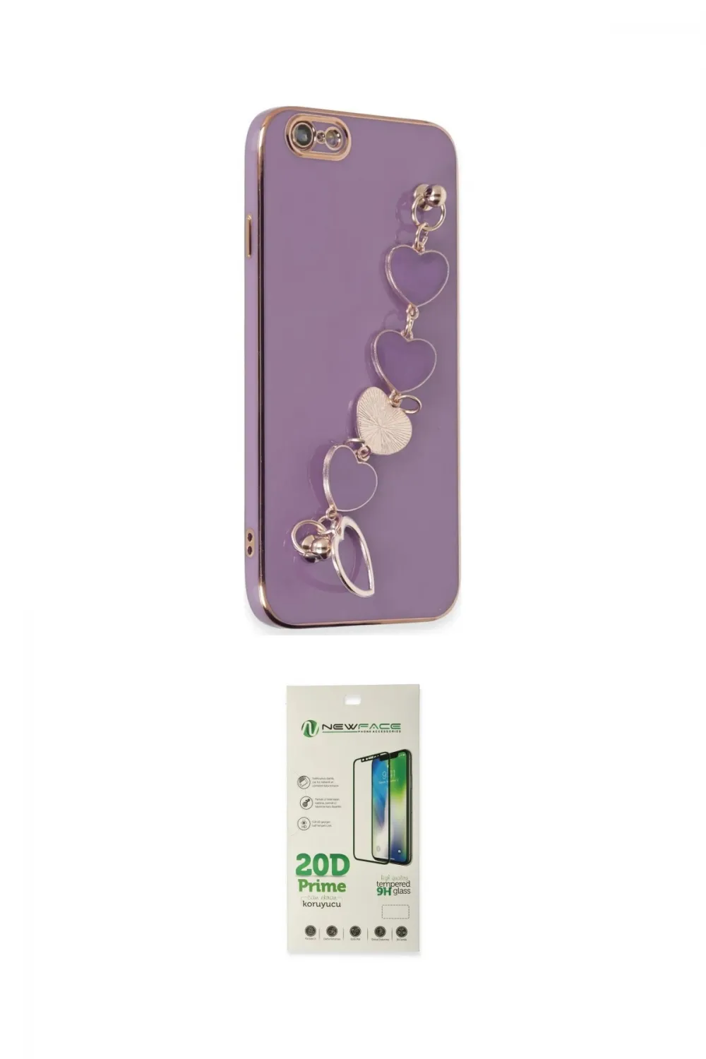 ieg™ iPhone 6 Kılıf Nova Işık Prime - Beyaz 20D Premium Cam Ekran Koruyucu