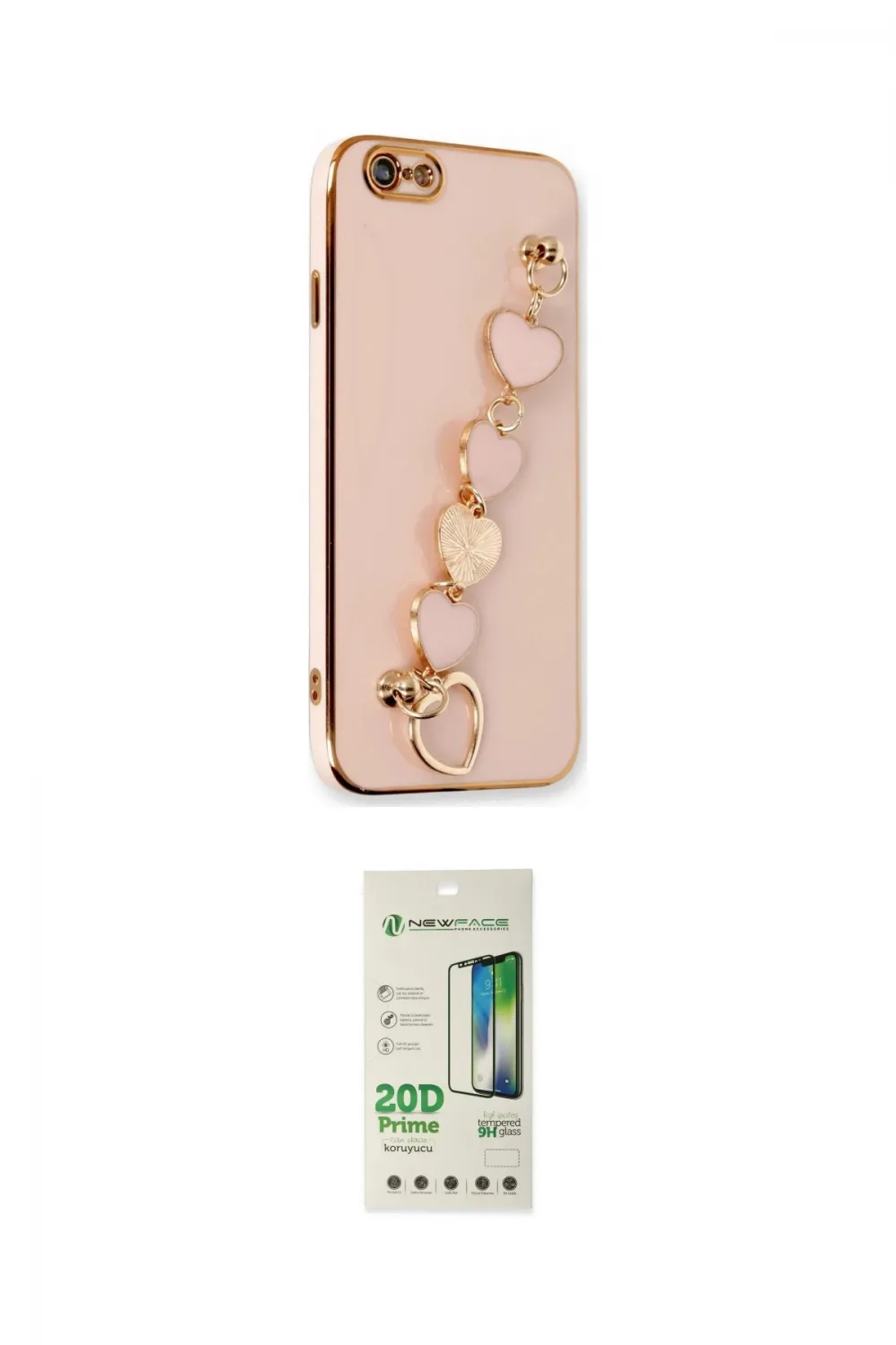 ieg™ iPhone 6 Kılıf Nova Işık Prime - Beyaz 20D Premium Cam Ekran Koruyucu