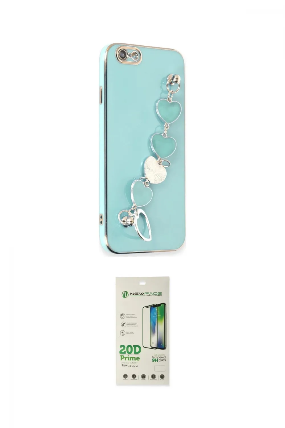 ieg™ iPhone 6 Kılıf Nova Işık Prime - Beyaz 20D Premium Cam Ekran Koruyucu