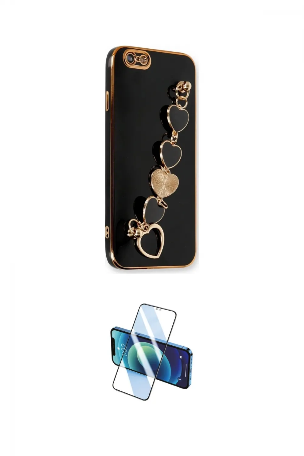 ieg™ iPhone 6 Kılıf Nova Işık Prime - Beyaz 3D Antistatik Cam Ekran Koruyucu