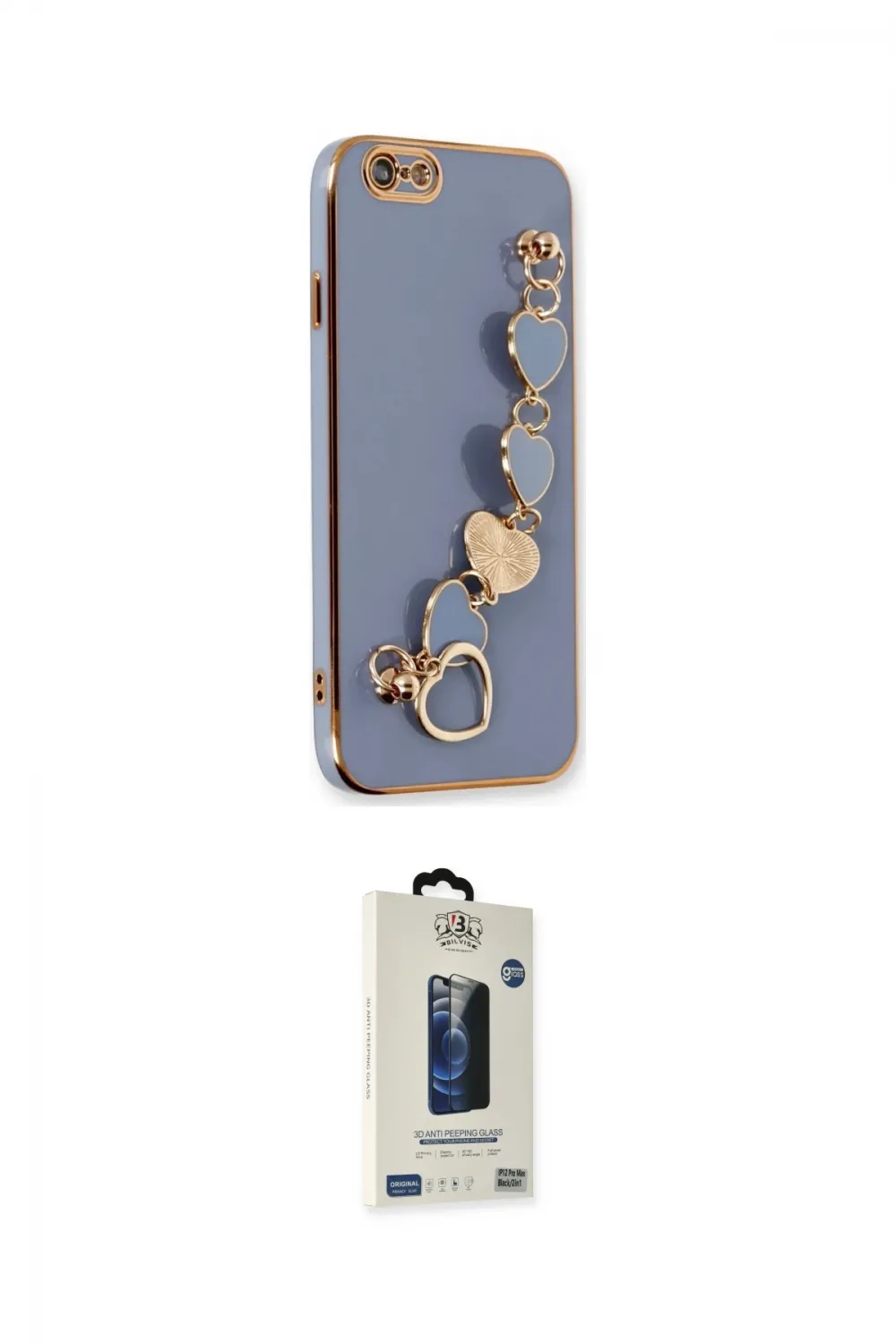 ieg™ iPhone 6 Kılıf Nova Işık Prime - Siyah Bilvis Hayalet Cam Ekran Koruyucu