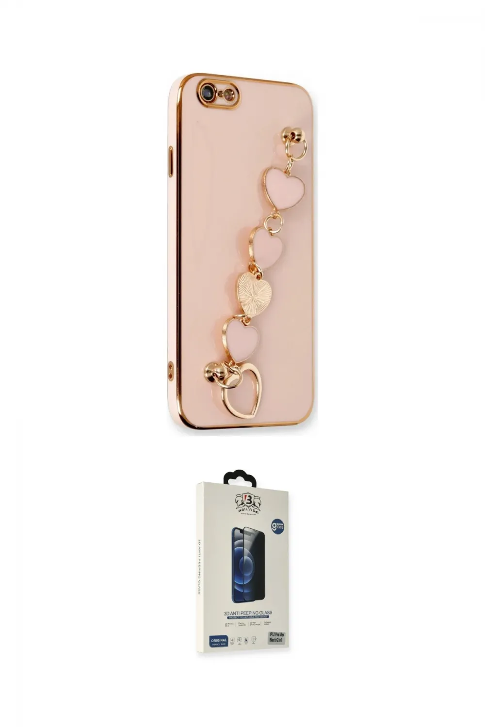 ieg™ iPhone 6 Kılıf Nova Işık Prime - Siyah Bilvis Hayalet Cam Ekran Koruyucu