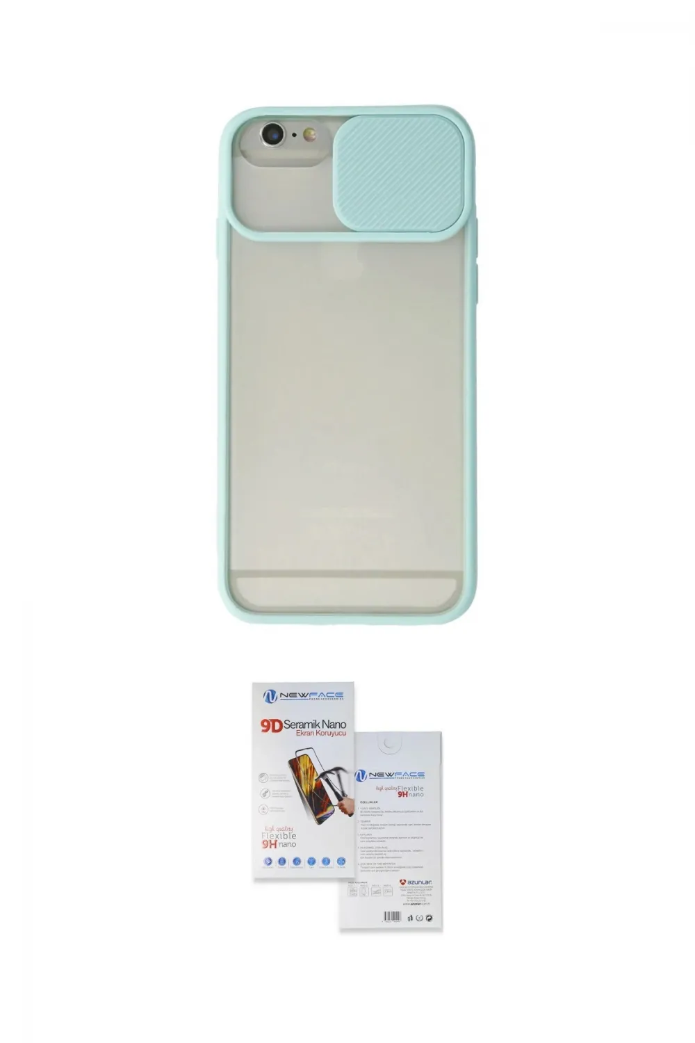 ieg™ iPhone 6 Kılıf Vadi Çizgi - Beyaz Seramik Nano Ekran Koruyucu