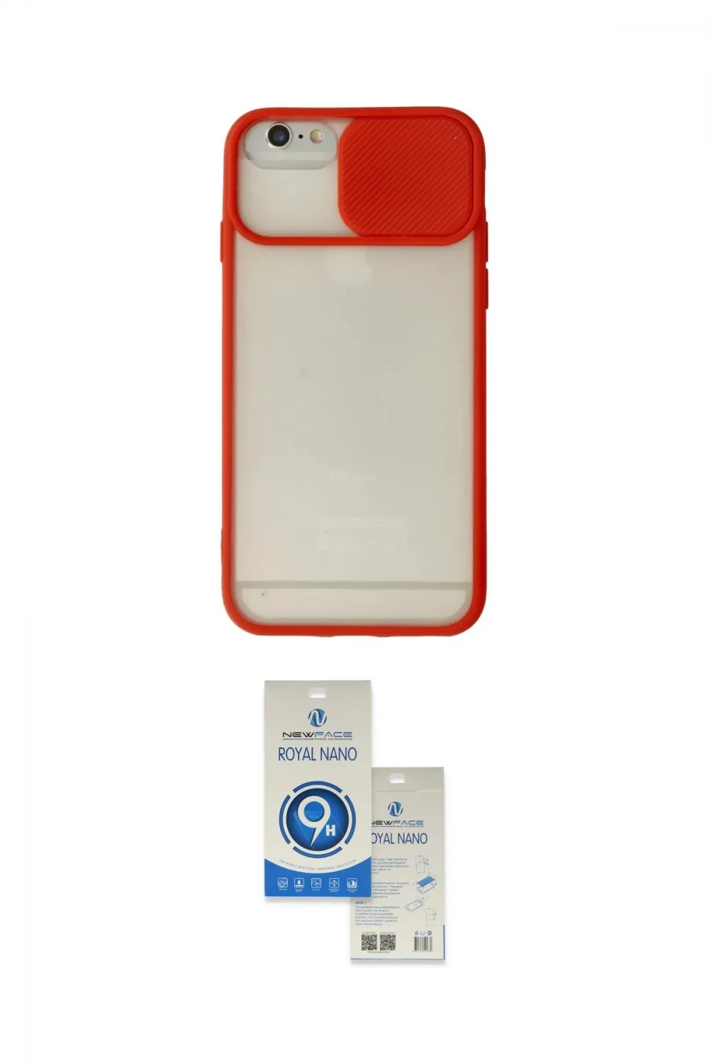 ieg™ iPhone 6 Kılıf Vadi Çizgi - Şeffaf Royal Nano Ekran Koruyucu