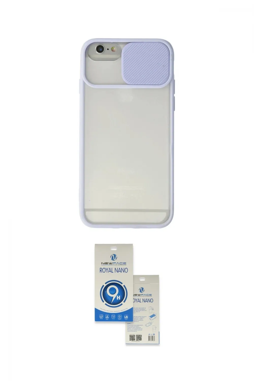 ieg™ iPhone 6 Kılıf Vadi Çizgi - Şeffaf Royal Nano Ekran Koruyucu