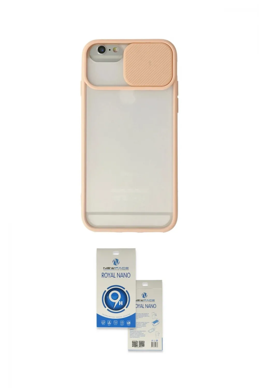 ieg™ iPhone 6 Kılıf Vadi Çizgi - Şeffaf Royal Nano Ekran Koruyucu