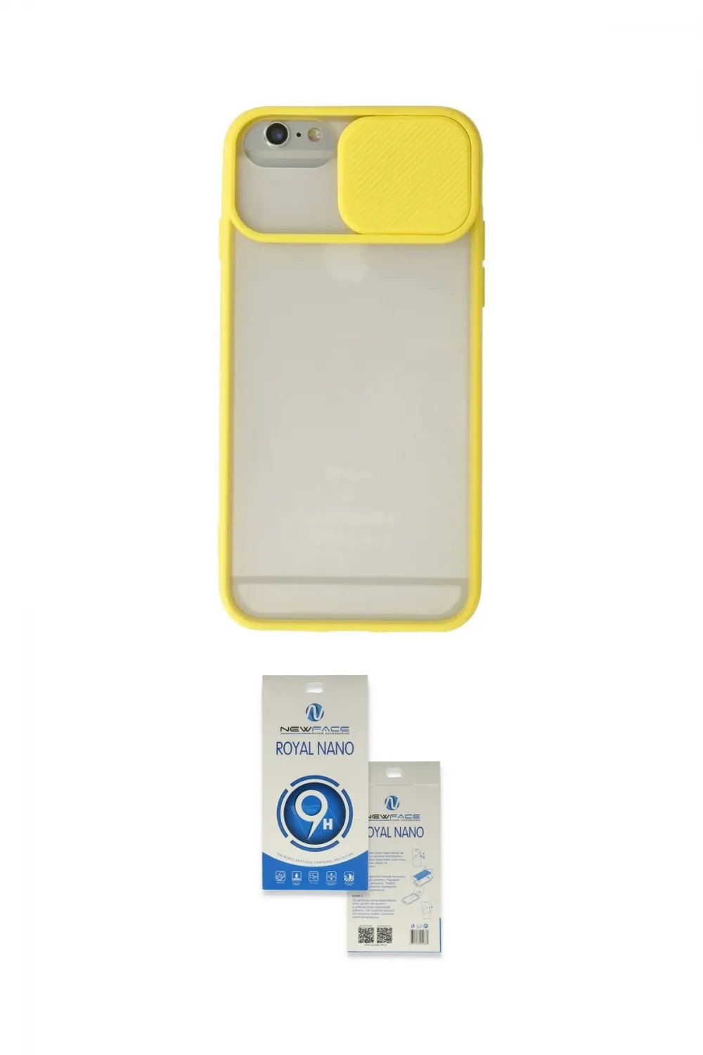 ieg™ iPhone 6 Kılıf Vadi Çizgi - Şeffaf Royal Nano Ekran Koruyucu