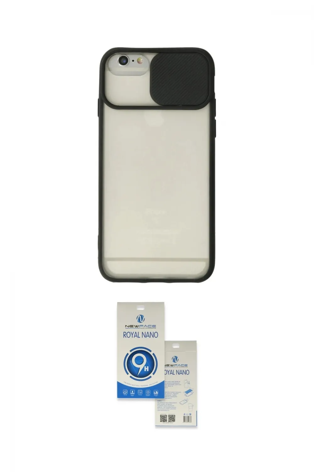 ieg™ iPhone 6 Kılıf Vadi Çizgi - Şeffaf Royal Nano Ekran Koruyucu