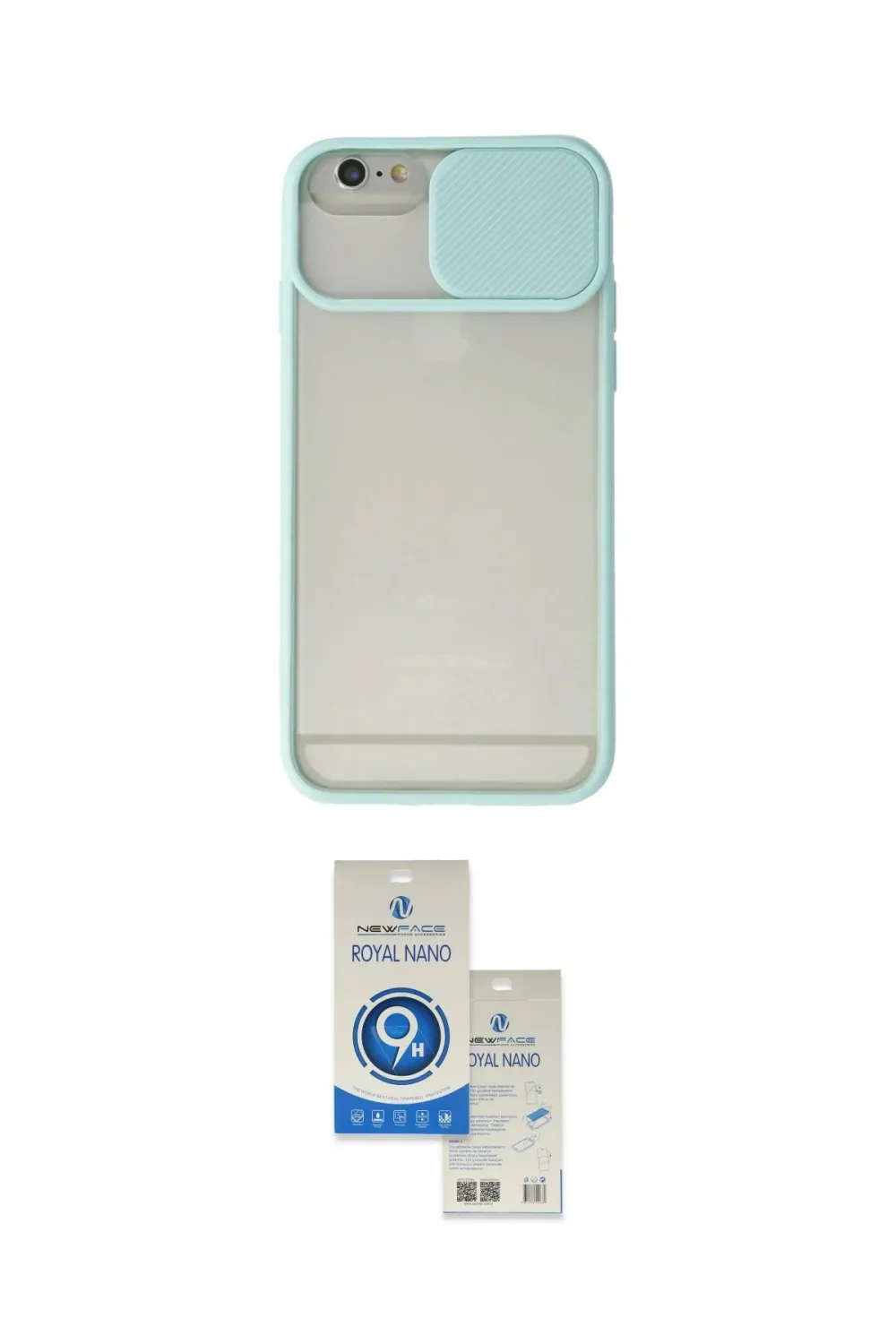 ieg™ iPhone 6 Kılıf Vadi Çizgi - Şeffaf Royal Nano Ekran Koruyucu