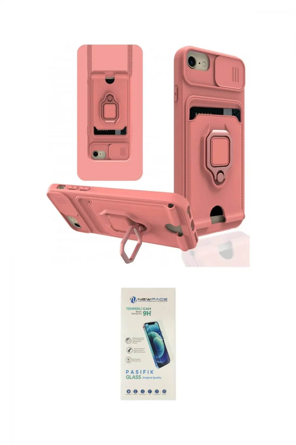 ieg™ iPhone 6 Kılıf Vadi Form Prime - Şeffaf Pasifik Cam Ekran Koruyucu