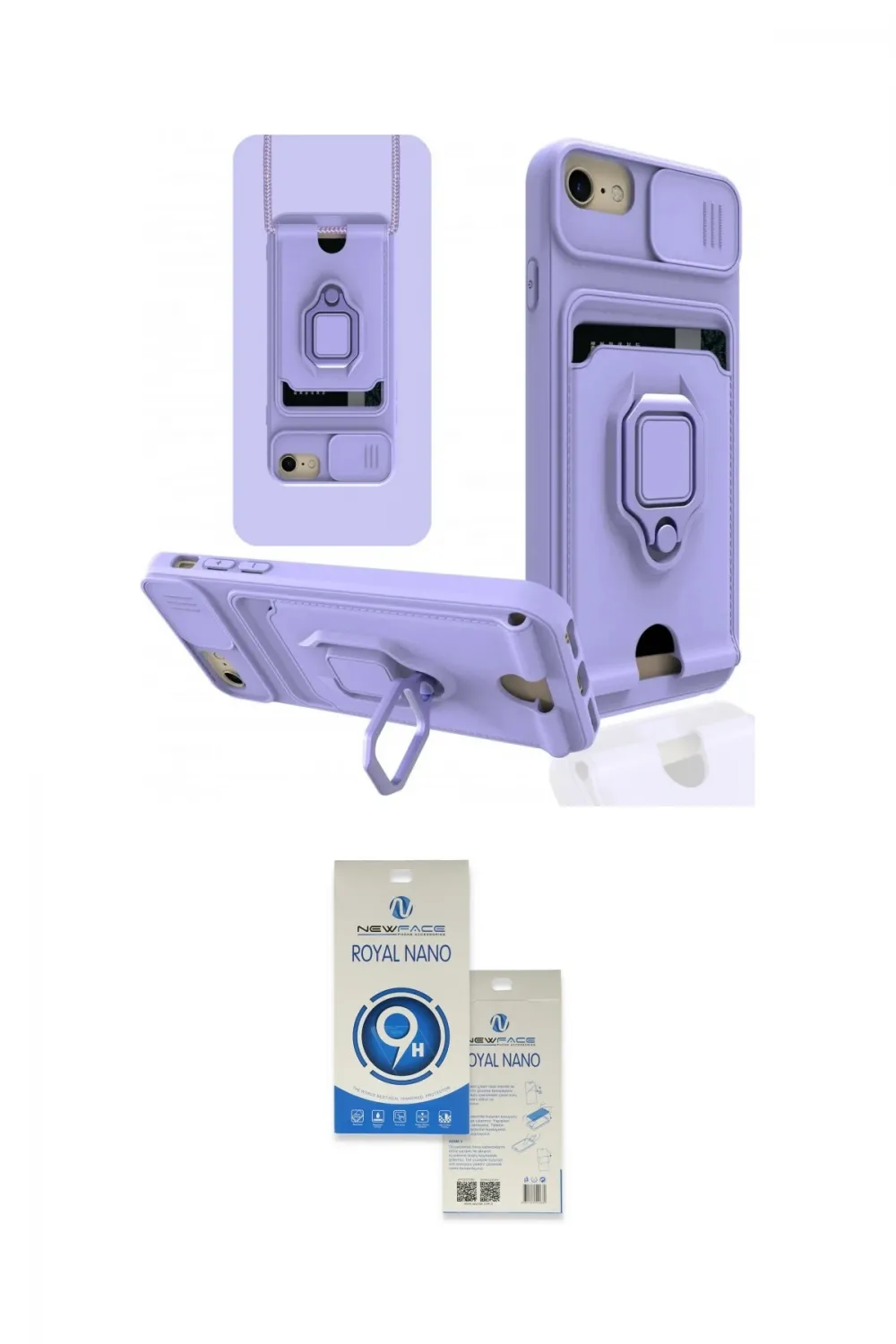 ieg™ iPhone 6 Kılıf Vadi Form Prime - Şeffaf Royal Nano Ekran Koruyucu