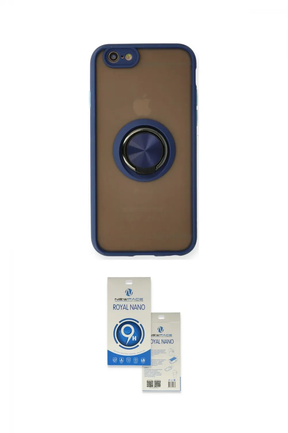 ieg™ iPhone 6 Kılıf Yörünge Çizgi - Şeffaf Royal Nano Ekran Koruyucu