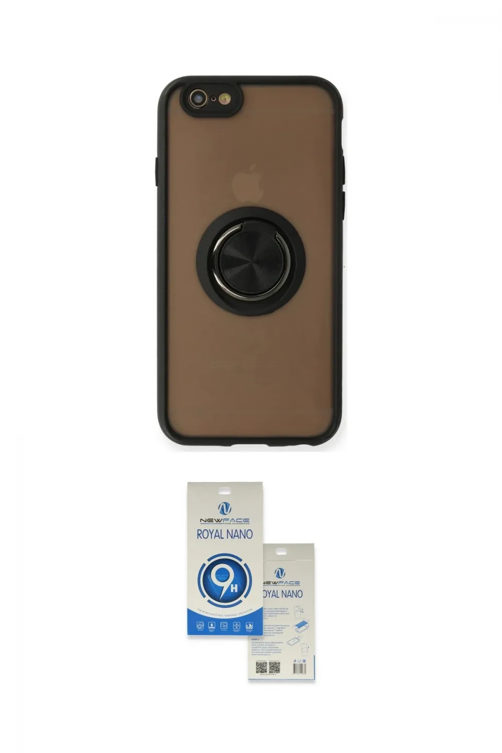 ieg™ iPhone 6 Kılıf Yörünge Çizgi - Şeffaf Royal Nano Ekran Koruyucu