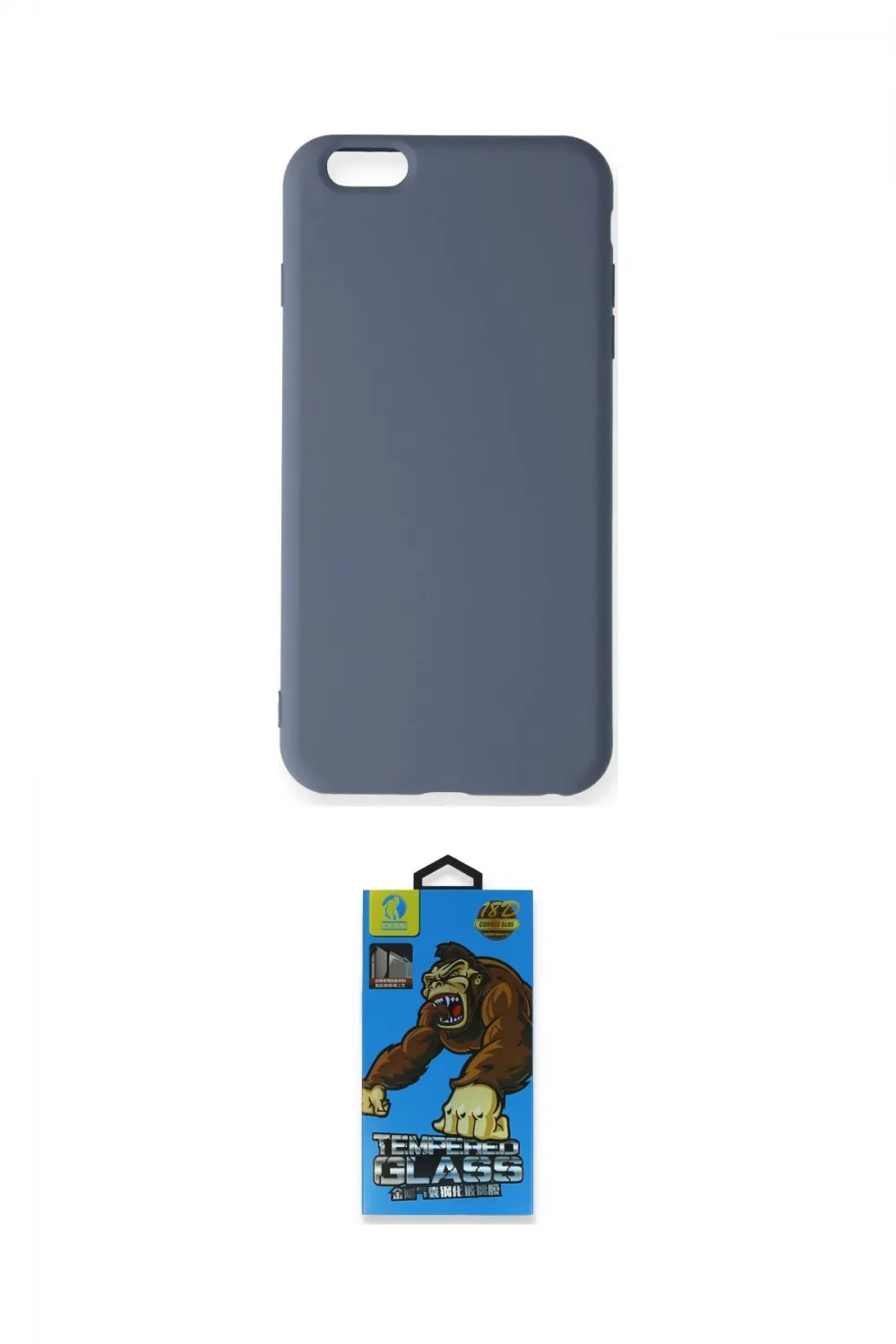 ieg™ iPhone 6 Plus Kılıf Ahenk Serisi - Beyaz 18D Cam Ekran Koruyucu