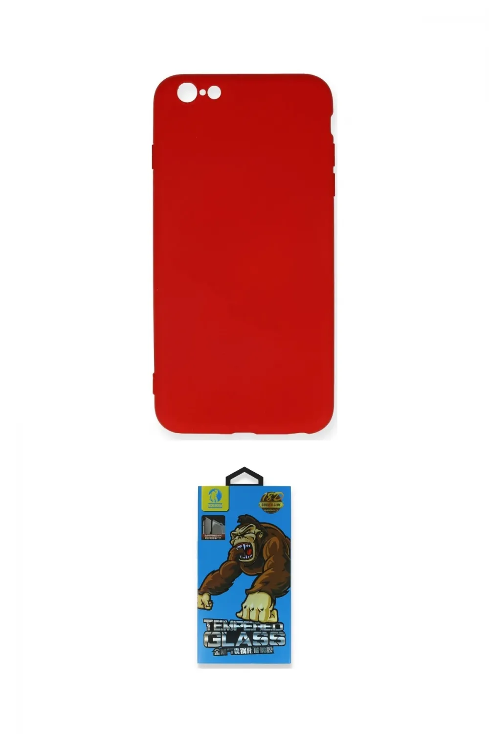 ieg™ iPhone 6 Plus Kılıf Ahenk Serisi - Siyah 18D Cam Ekran Koruyucu