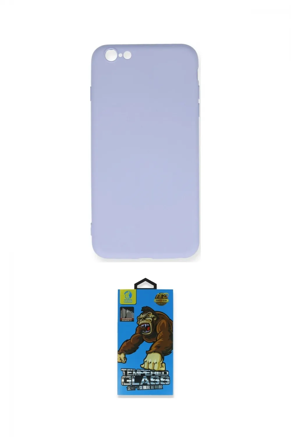 ieg™ iPhone 6 Plus Kılıf Ahenk Serisi - Siyah 18D Cam Ekran Koruyucu