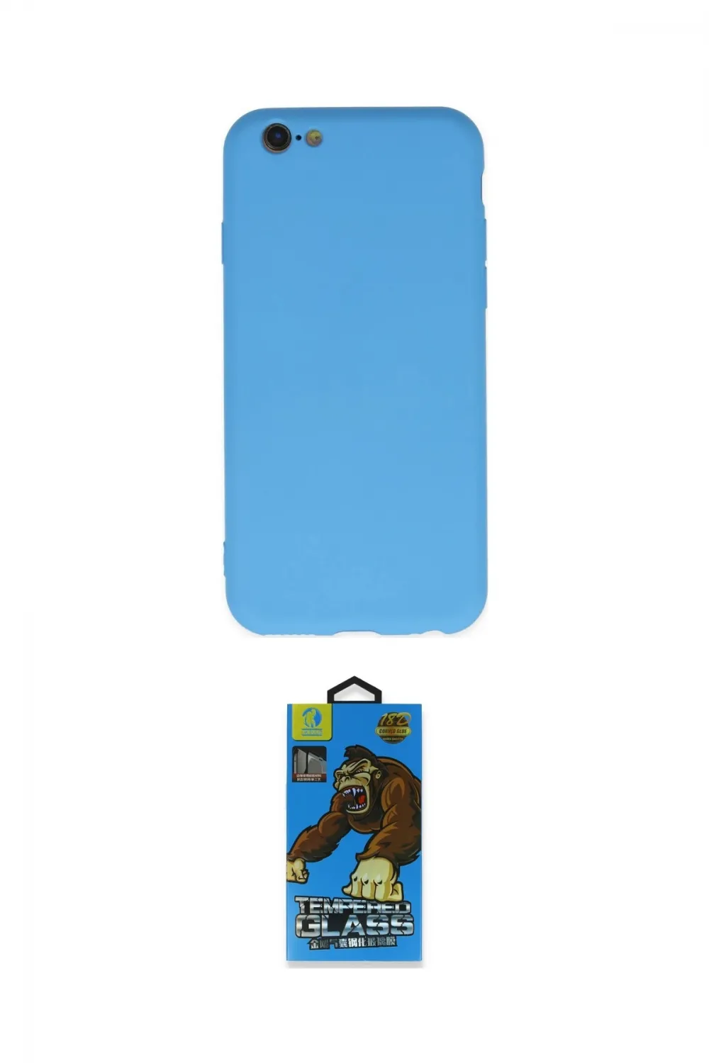 ieg™ iPhone 6 Plus Kılıf Ahenk Serisi - Siyah 18D Cam Ekran Koruyucu