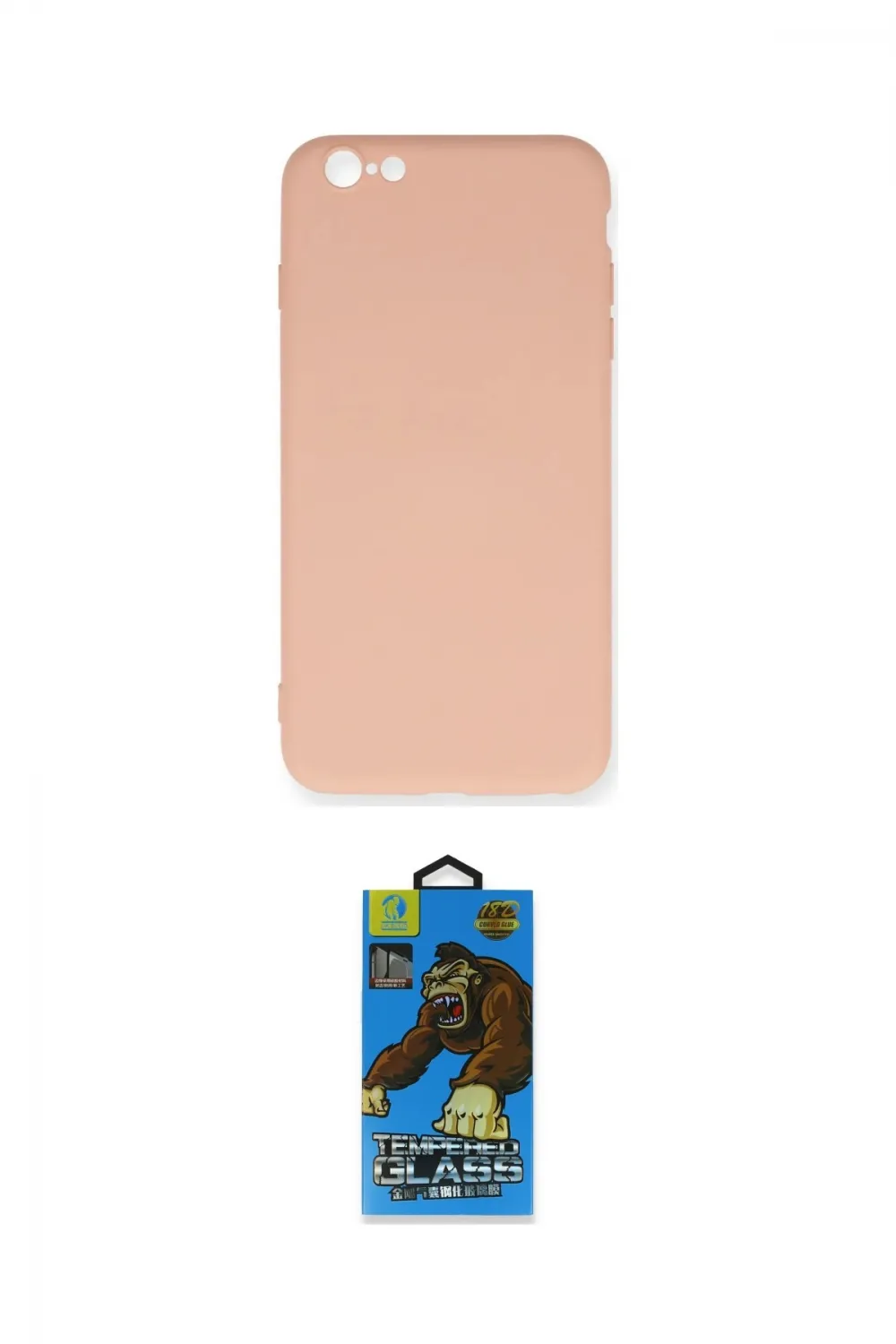 ieg™ iPhone 6 Plus Kılıf Ahenk Serisi - Siyah 18D Cam Ekran Koruyucu
