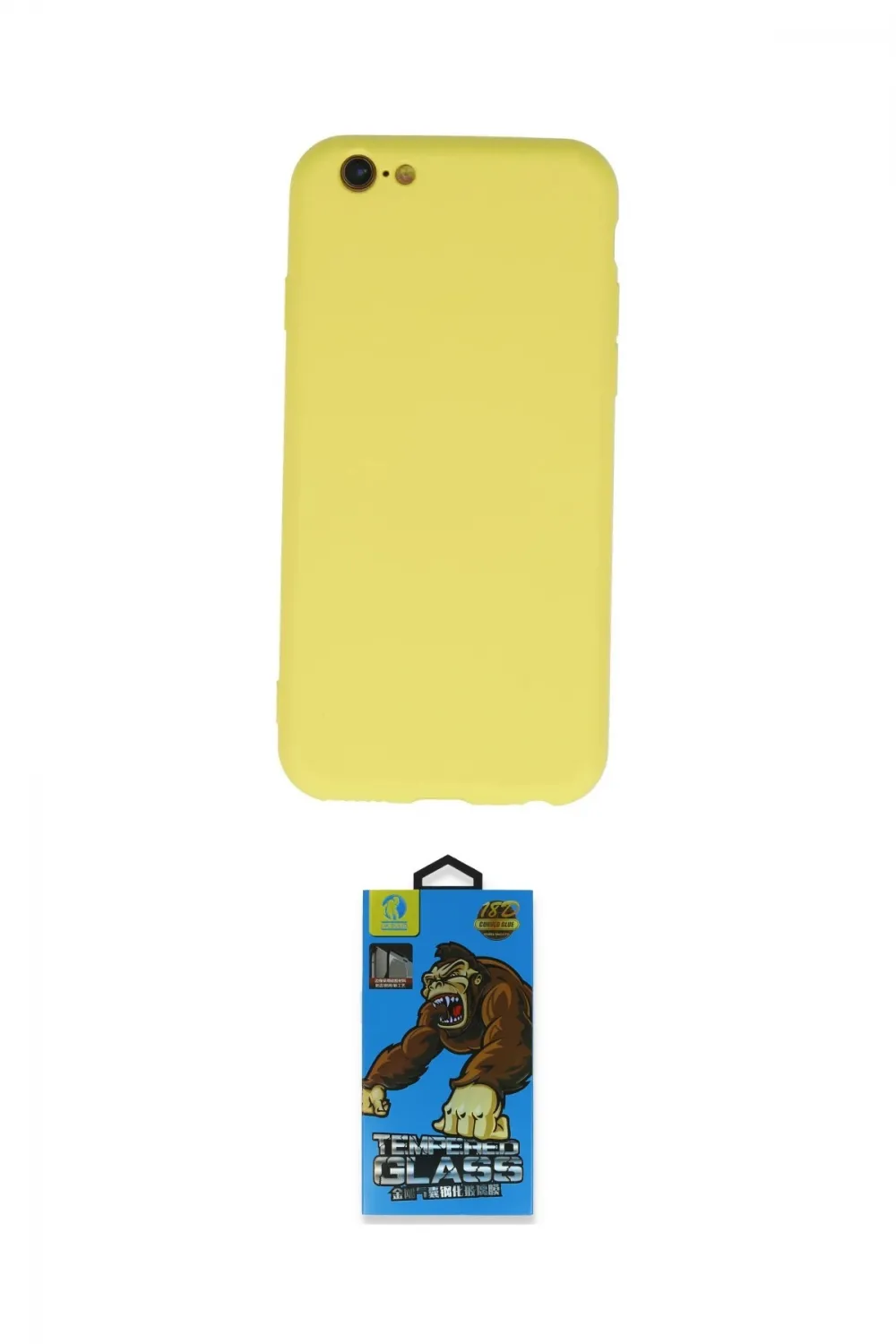 ieg™ iPhone 6 Plus Kılıf Ahenk Serisi - Siyah 18D Cam Ekran Koruyucu