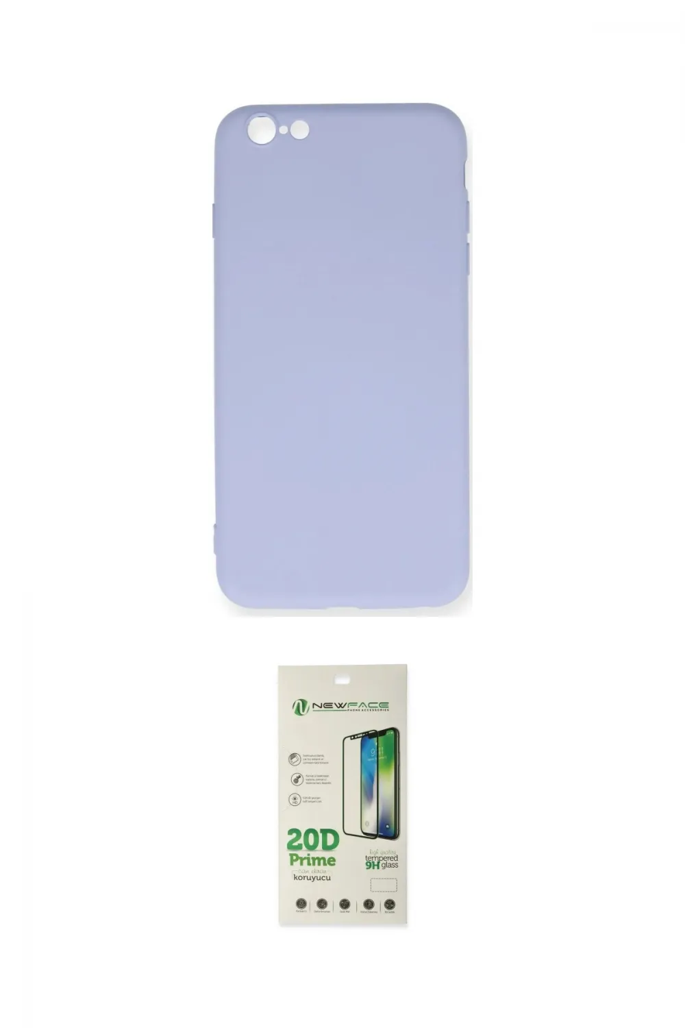 ieg™ iPhone 6 Plus Kılıf Ahenk Serisi - Siyah 20D Premium Cam Ekran Koruyucu