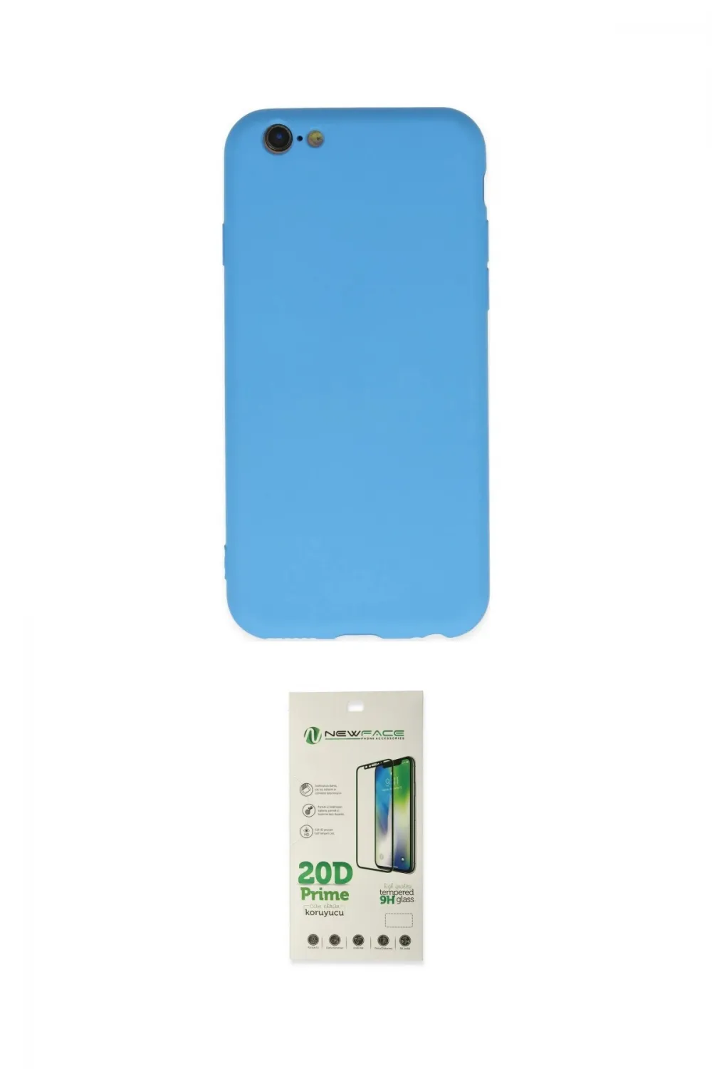 ieg™ iPhone 6 Plus Kılıf Ahenk Serisi - Siyah 20D Premium Cam Ekran Koruyucu
