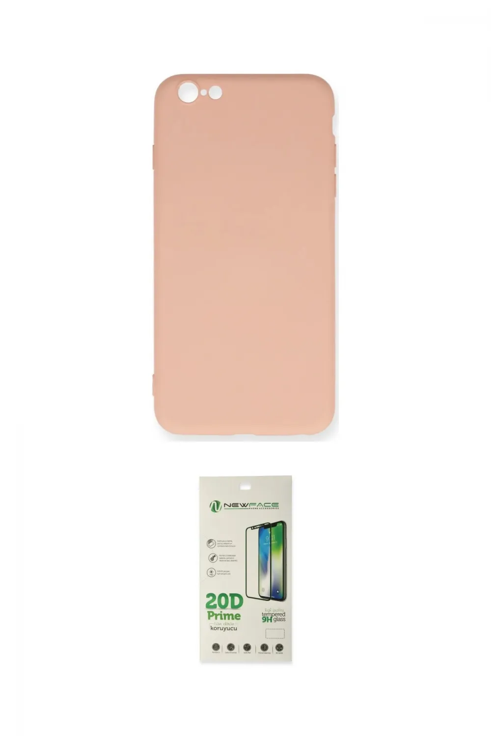 ieg™ iPhone 6 Plus Kılıf Ahenk Serisi - Siyah 20D Premium Cam Ekran Koruyucu
