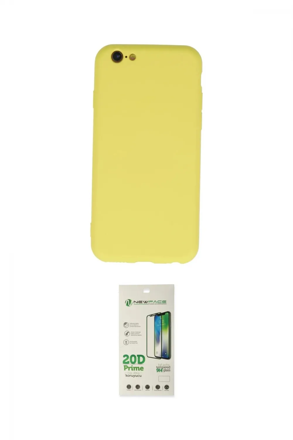 ieg™ iPhone 6 Plus Kılıf Ahenk Serisi - Siyah 20D Premium Cam Ekran Koruyucu