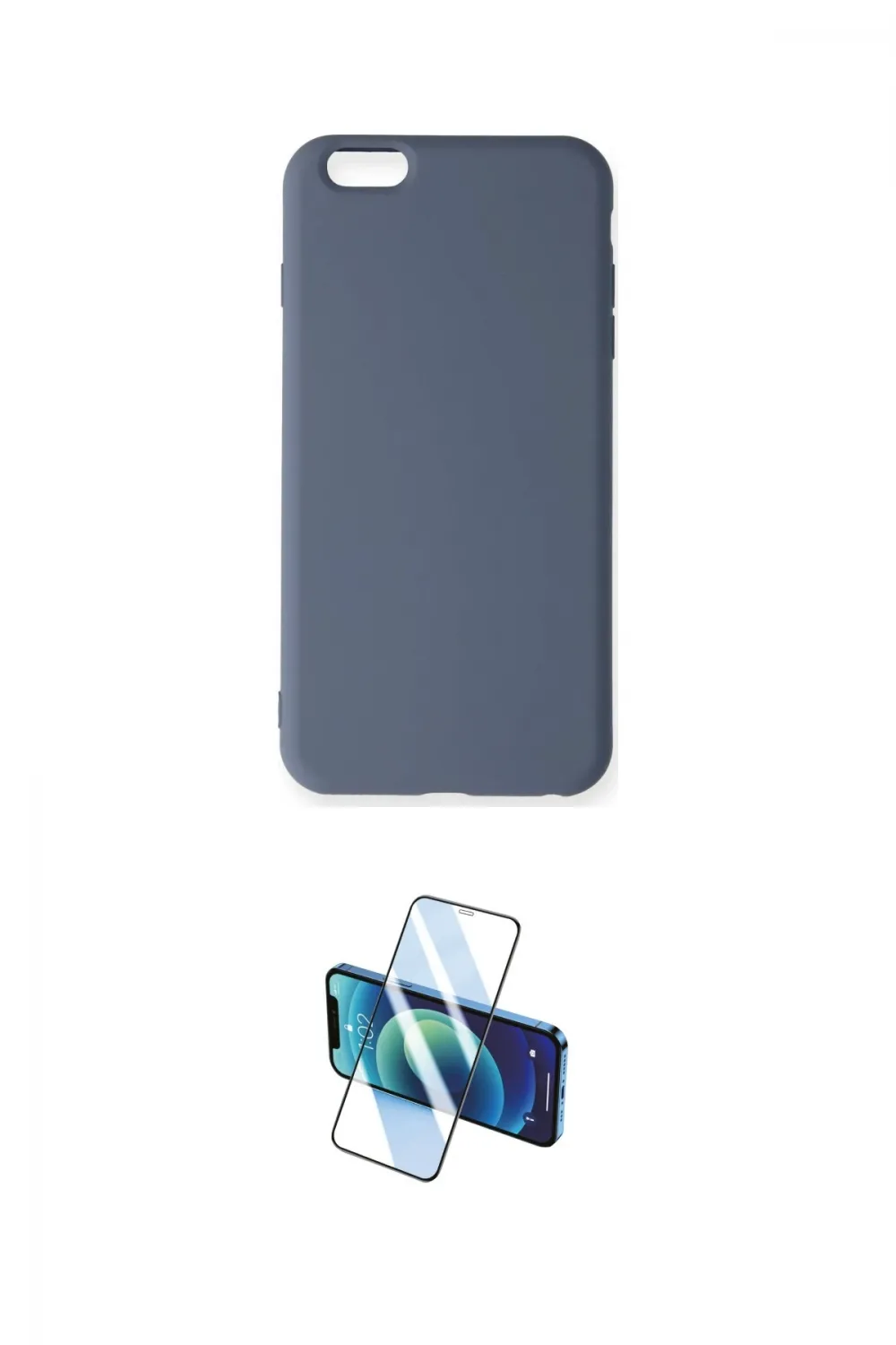 ieg™ iPhone 6 Plus Kılıf Ahenk Serisi - Siyah 3D Antistatik Seramik Nano Ekran Koruyucu