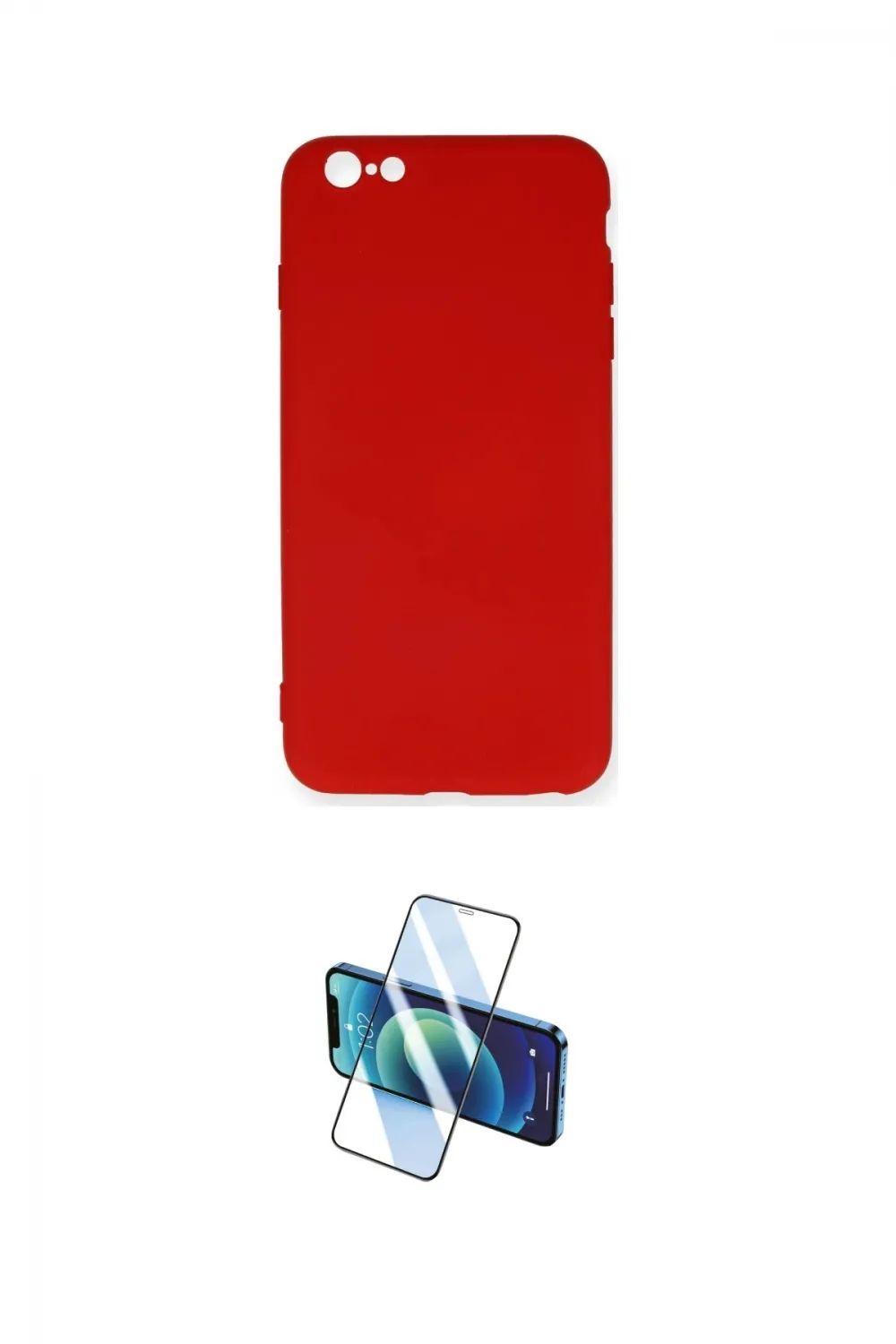 ieg™ iPhone 6 Plus Kılıf Ahenk Serisi - Siyah 3D Antistatik Seramik Nano Ekran Koruyucu