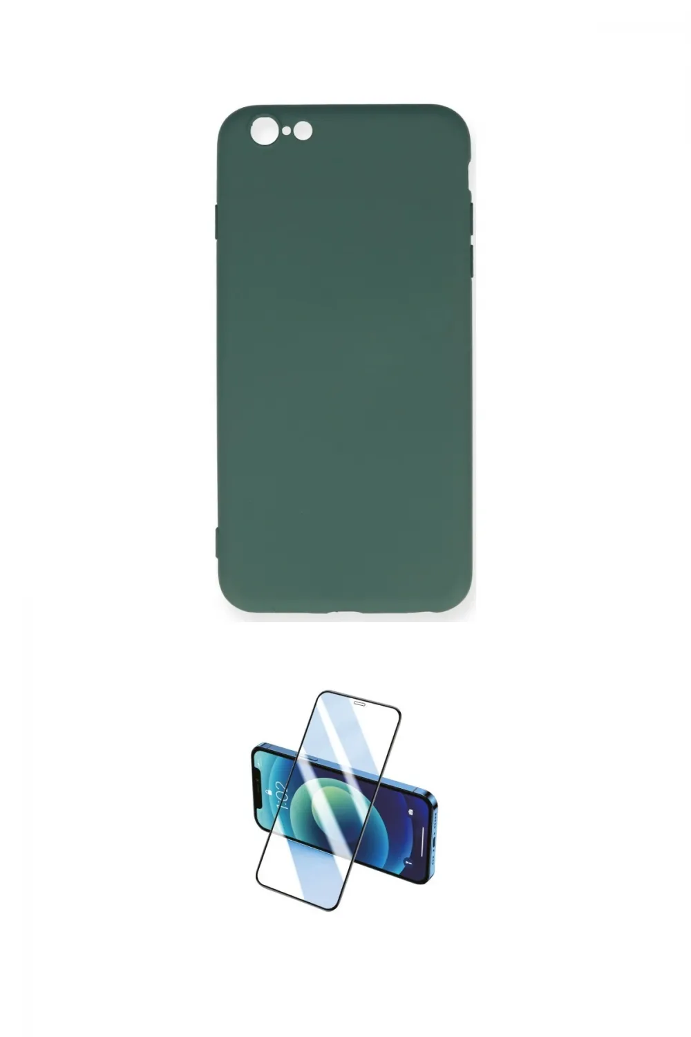 ieg™ iPhone 6 Plus Kılıf Ahenk Serisi - Siyah 3D Antistatik Seramik Nano Ekran Koruyucu
