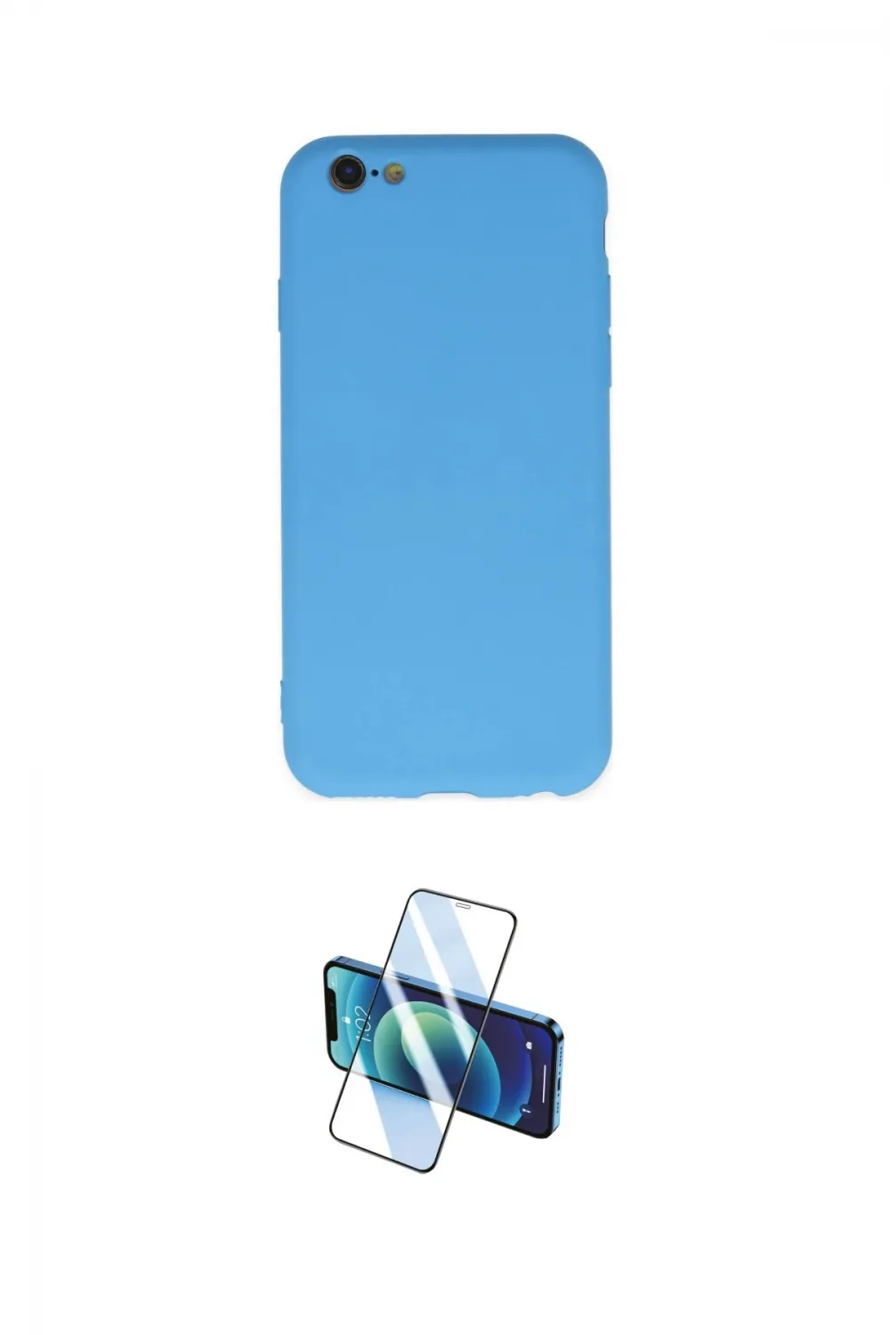 ieg™ iPhone 6 Plus Kılıf Ahenk Serisi - Siyah 3D Antistatik Seramik Nano Ekran Koruyucu