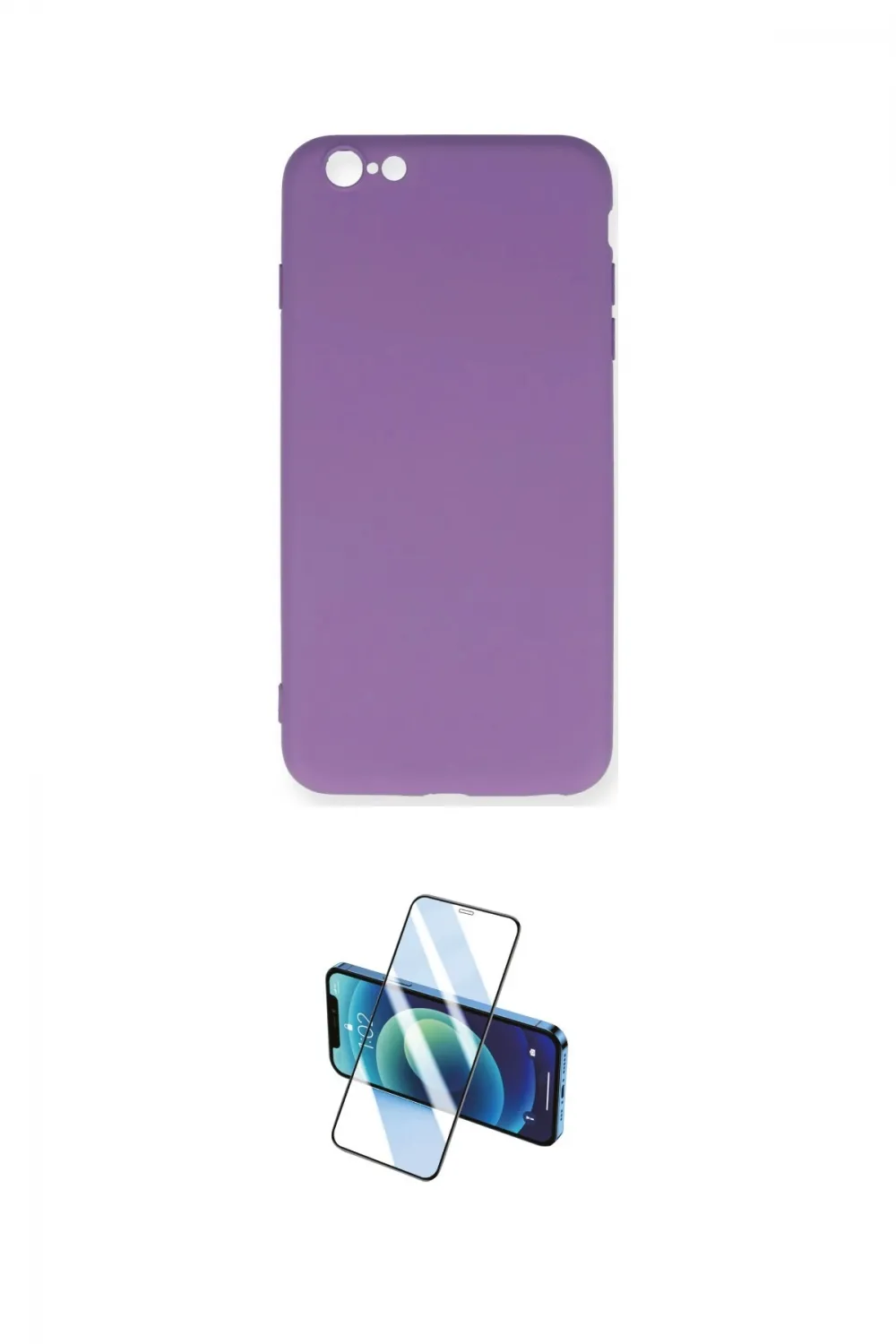 ieg™ iPhone 6 Plus Kılıf Ahenk Serisi - Siyah 3D Antistatik Seramik Nano Ekran Koruyucu