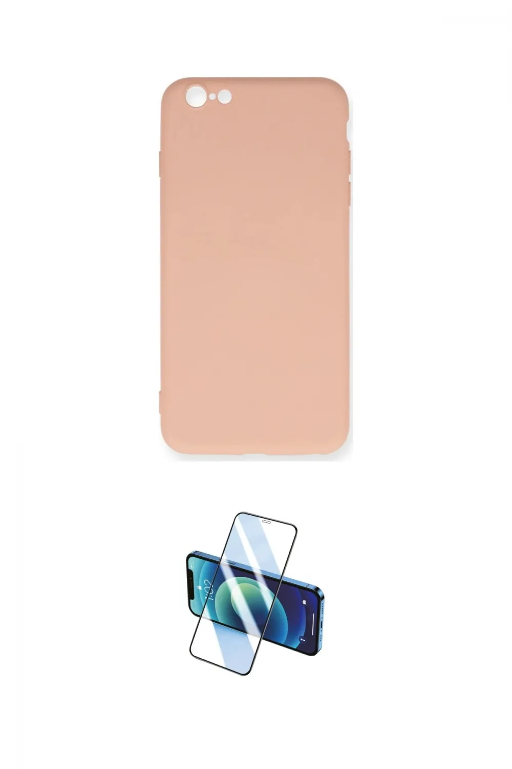 ieg™ iPhone 6 Plus Kılıf Ahenk Serisi - Siyah 3D Antistatik Seramik Nano Ekran Koruyucu