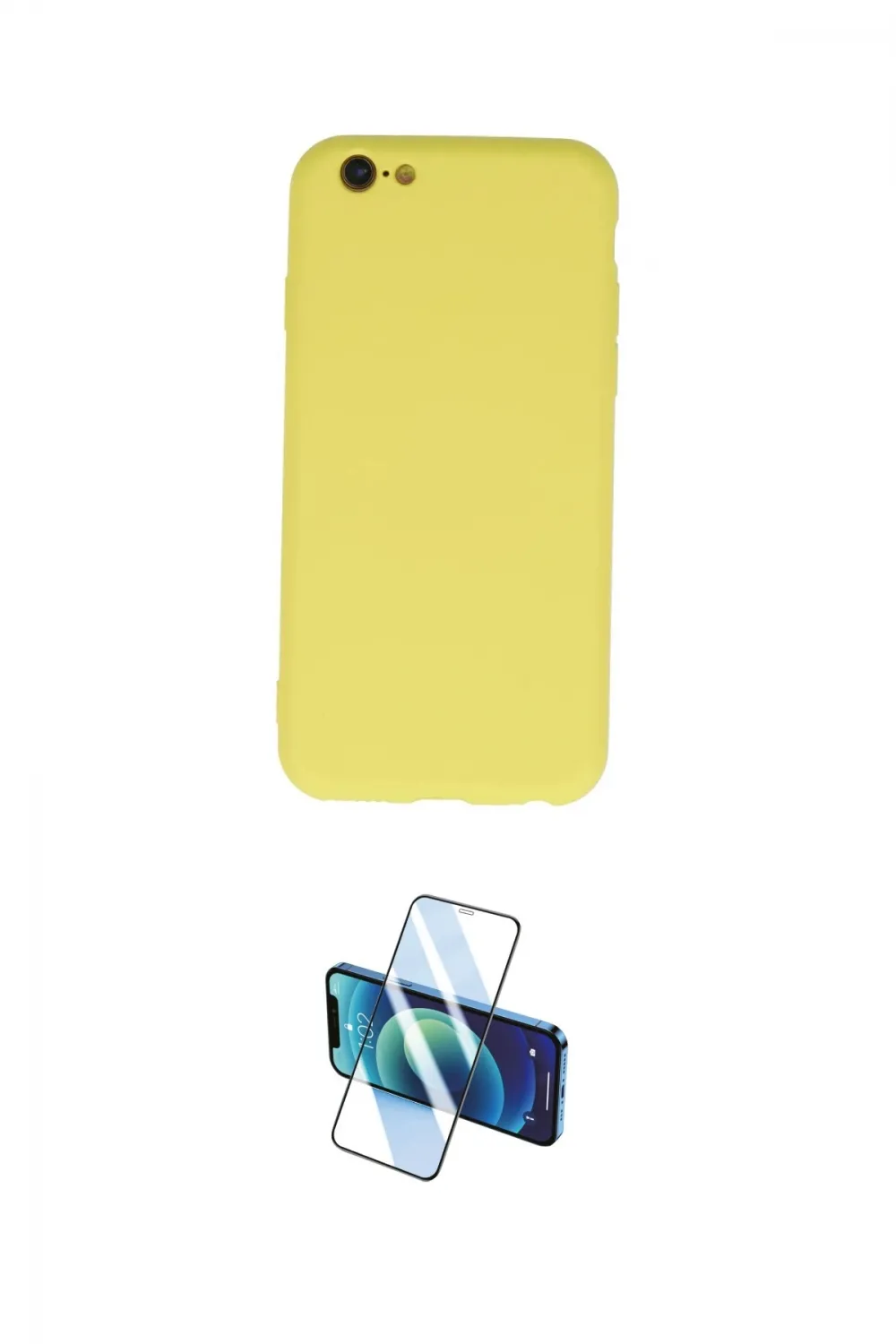 ieg™ iPhone 6 Plus Kılıf Ahenk Serisi - Siyah 3D Antistatik Seramik Nano Ekran Koruyucu