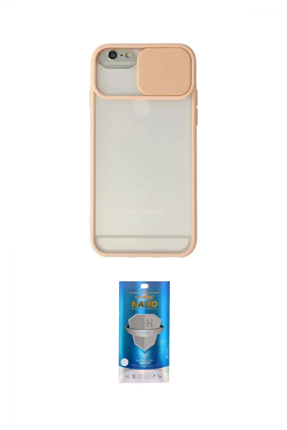 ieg™ iPhone 6 Plus Kılıf Vadi Çizgi - Şeffaf Royal Nano Ekran Koruyucu