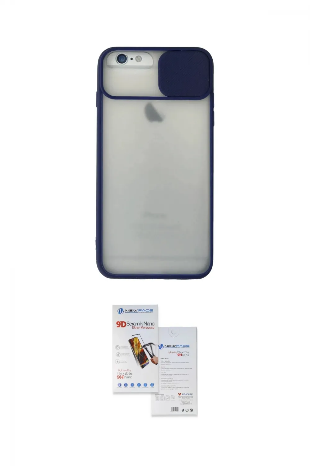 ieg™ iPhone 6 Plus Kılıf Vadi Çizgi - Siyah Seramik Nano Ekran Koruyucu