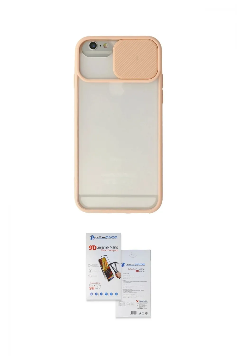 ieg™ iPhone 6 Plus Kılıf Vadi Çizgi - Siyah Seramik Nano Ekran Koruyucu