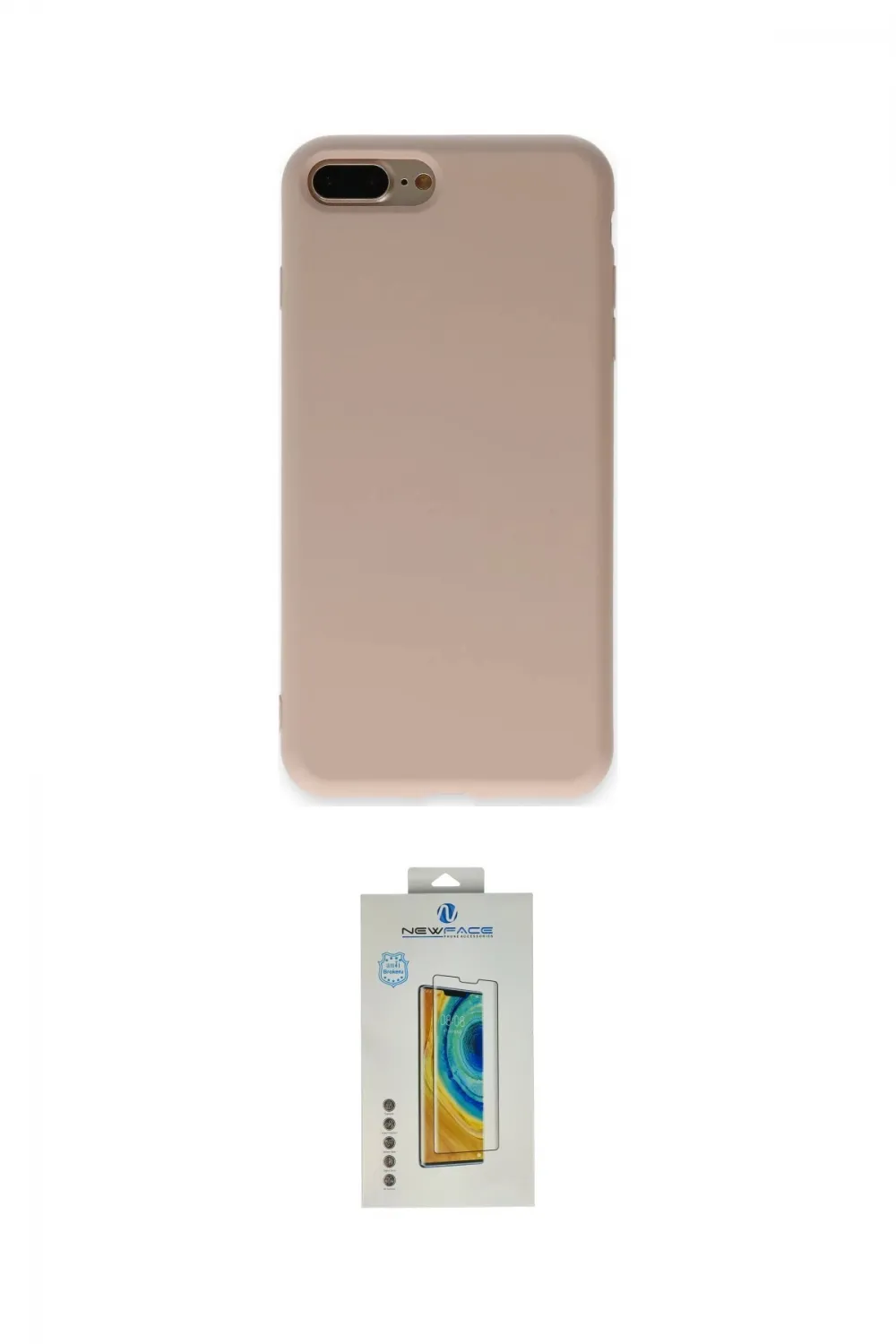 ieg™ iPhone 7 Plus Kılıf Ahenk Serisi - Beyaz Polymer Nano Ekran Koruyucu