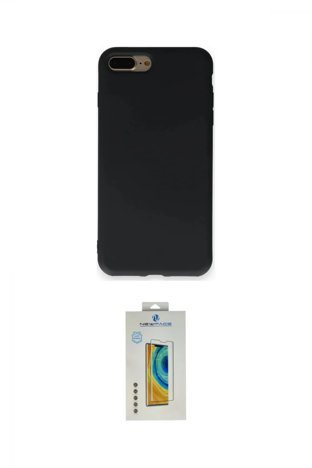 ieg™ iPhone 7 Plus Kılıf Ahenk Serisi - Beyaz Polymer Nano Ekran Koruyucu
