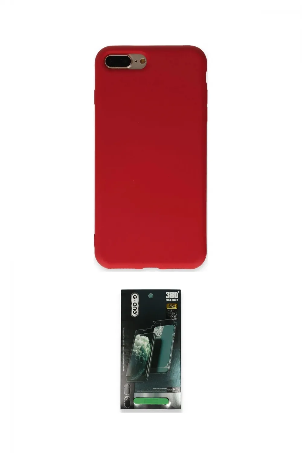 ieg™ iPhone 7 Plus Kılıf Ahenk Serisi - Şeffaf 360 Full Body Arka Koruyucu