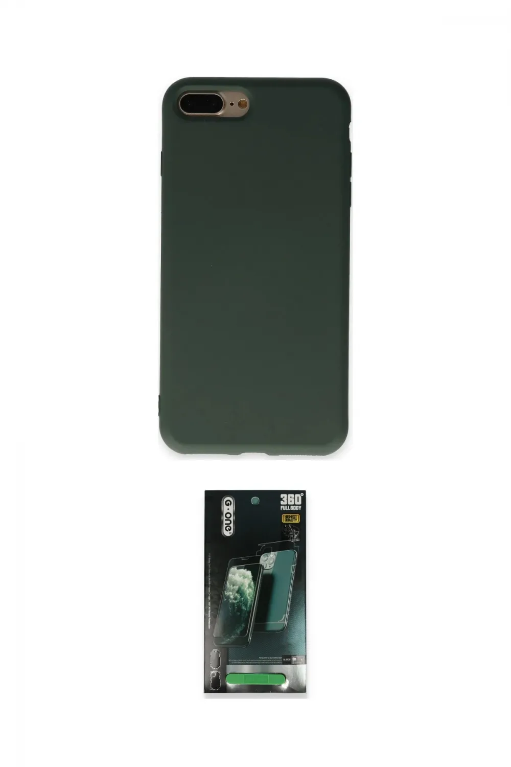 ieg™ iPhone 7 Plus Kılıf Ahenk Serisi - Şeffaf 360 Full Body Arka Koruyucu